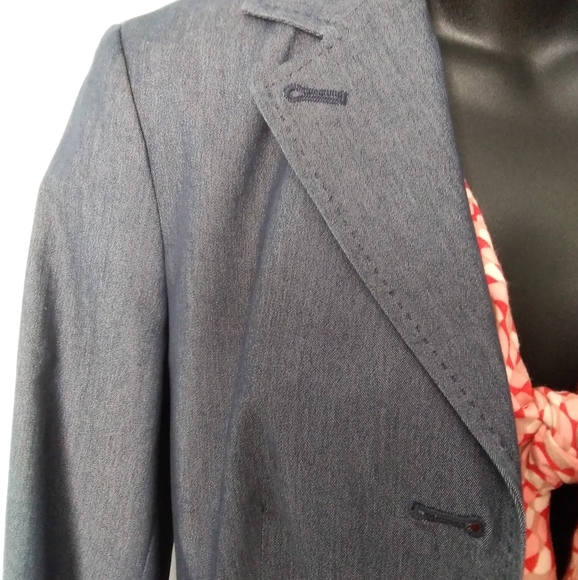TALBOTS "Faux Denim" Dress Suit - Picture 2 of 14